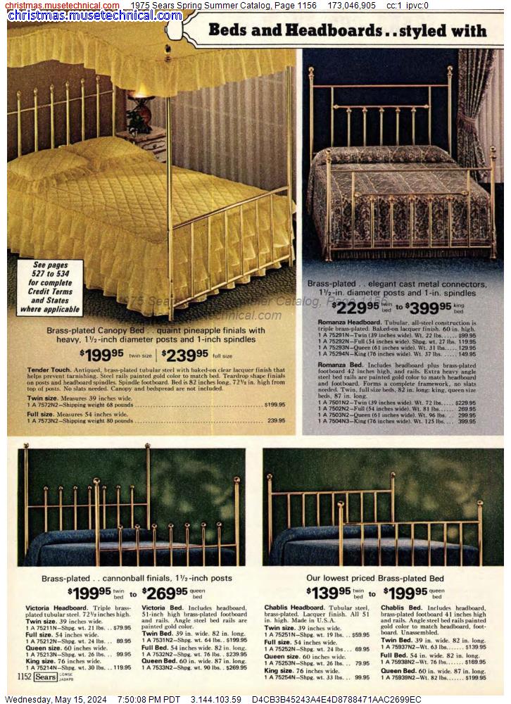 1975 Sears Spring Summer Catalog, Page 1156
