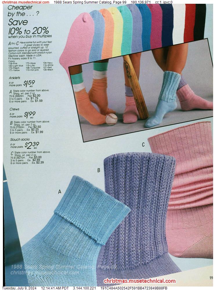 1988 Sears Spring Summer Catalog, Page 99