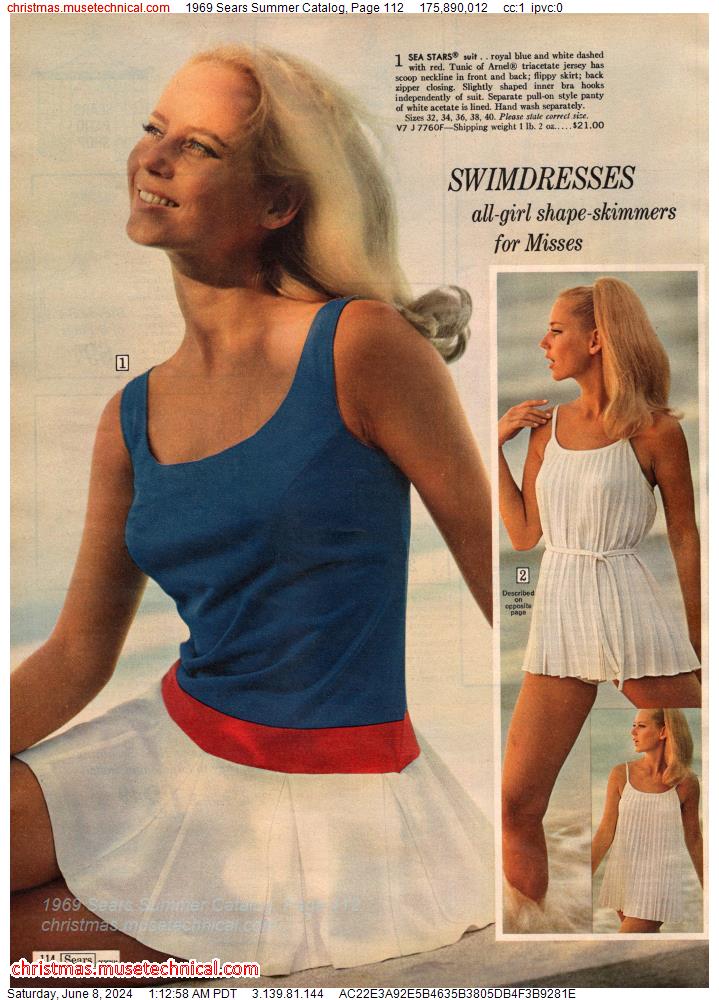 1969 Sears Summer Catalog, Page 112