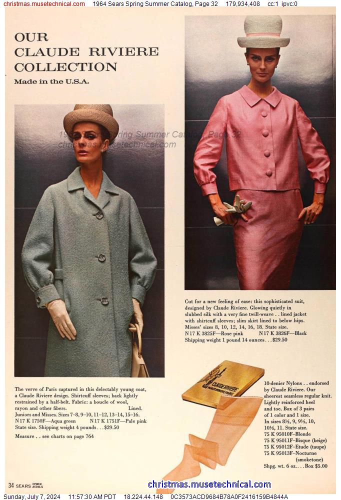 1964 Sears Spring Summer Catalog, Page 32