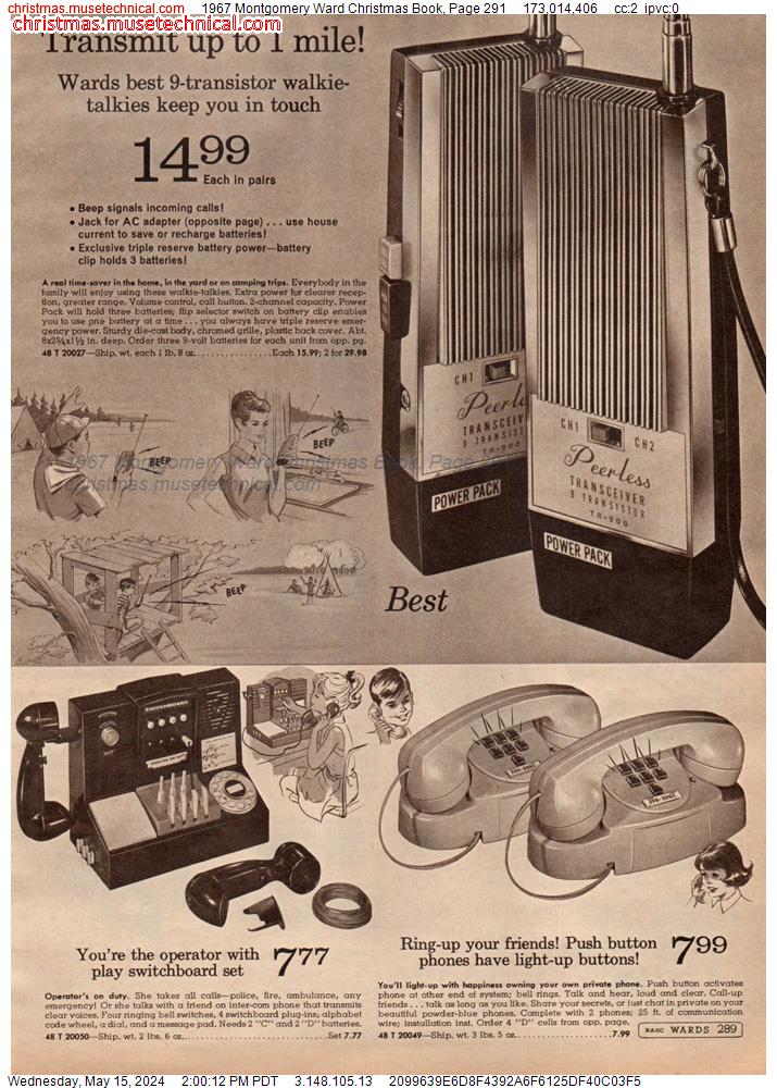 1967 Montgomery Ward Christmas Book, Page 291