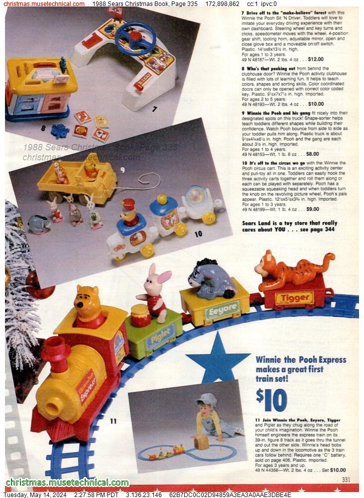 1988 Sears Christmas Book, Page 335