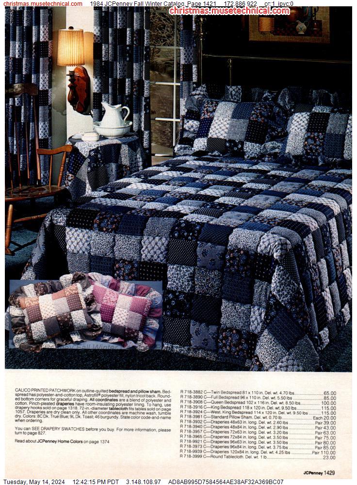 1984 JCPenney Fall Winter Catalog, Page 1421