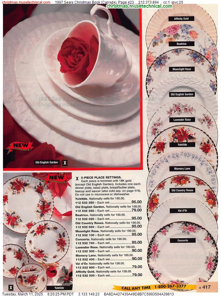 1997 Sears Christmas Book (Canada), Page 423