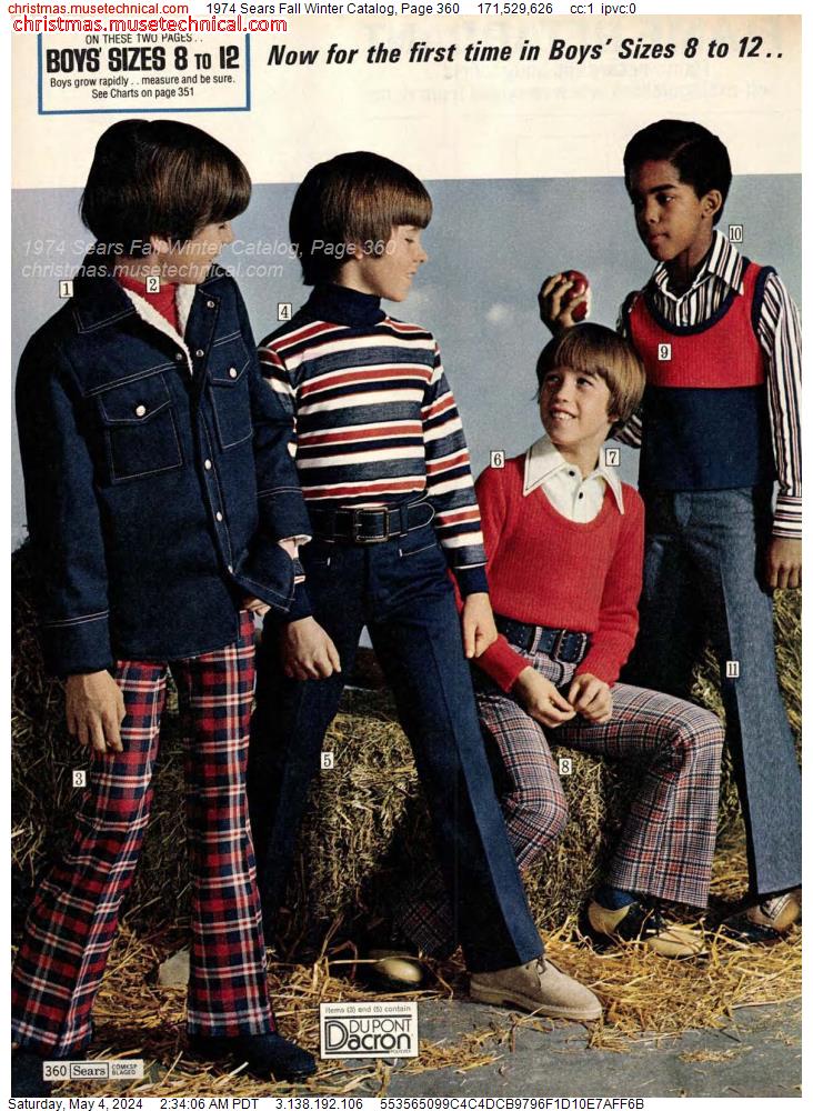 1974 Sears Fall Winter Catalog, Page 360