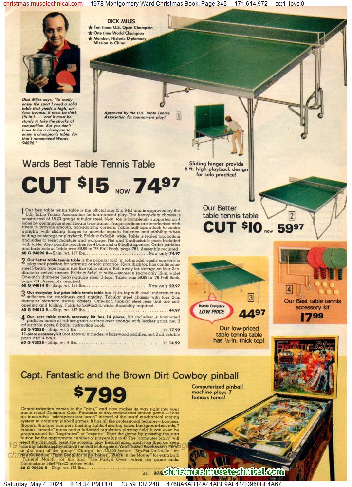 1978 Montgomery Ward Christmas Book, Page 345