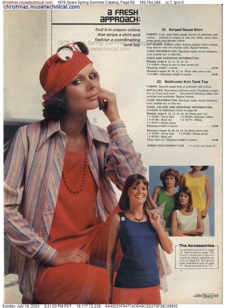 1976 Sears Spring Summer Catalog, Page 69