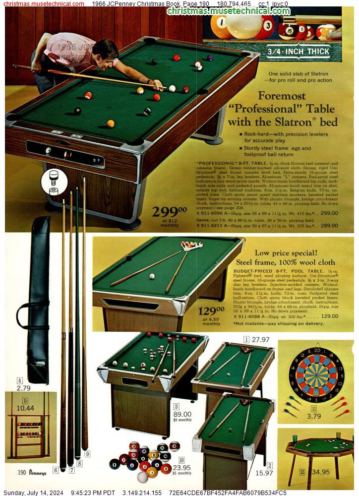 1966 JCPenney Christmas Book, Page 190