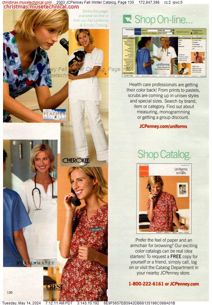 2003 JCPenney Fall Winter Catalog, Page 130