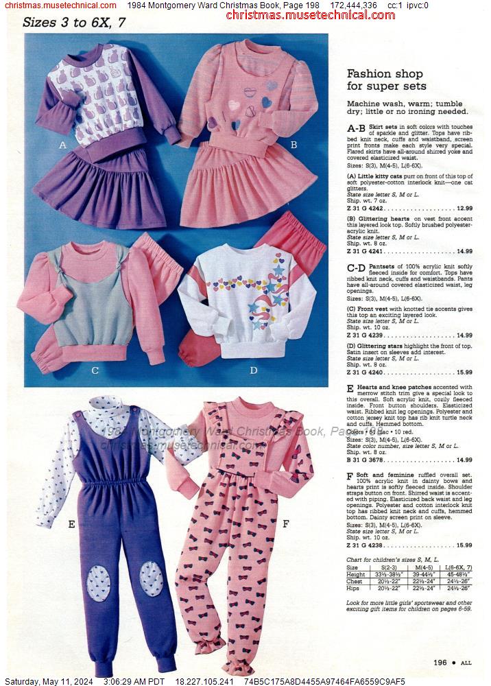 1984 Montgomery Ward Christmas Book, Page 198