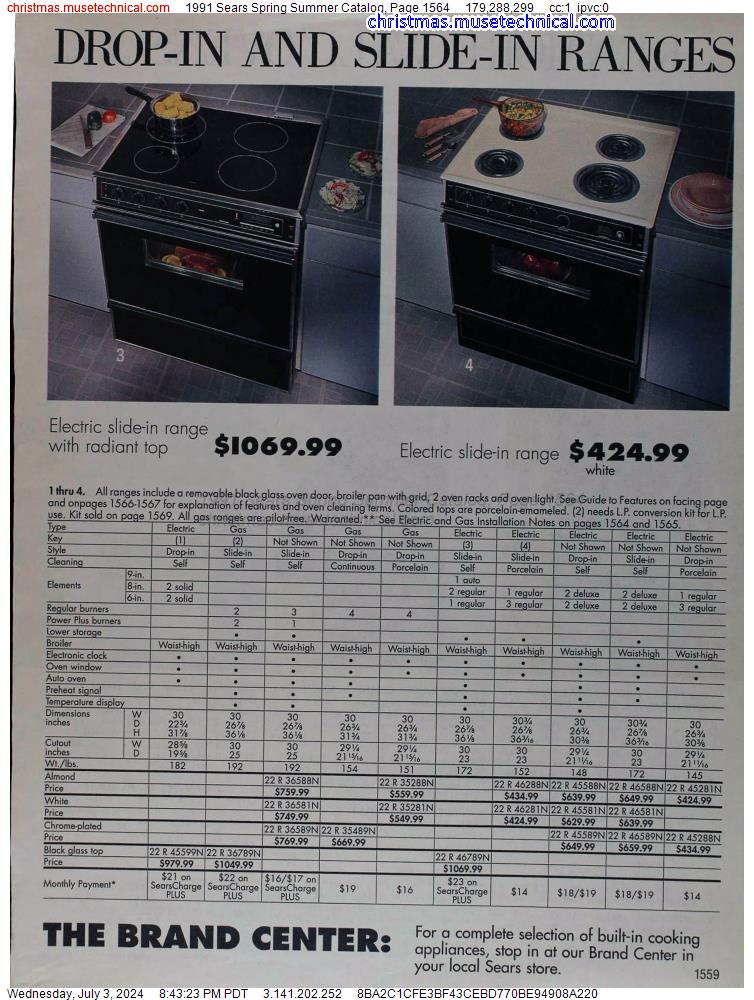 1991 Sears Spring Summer Catalog, Page 1564