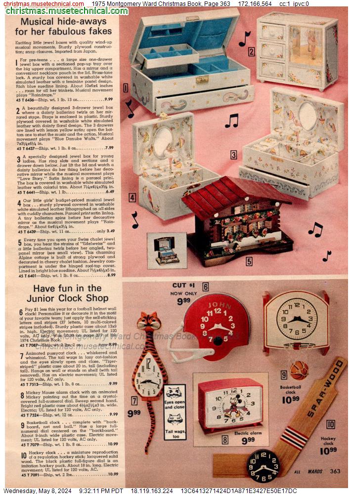 1975 Montgomery Ward Christmas Book, Page 363