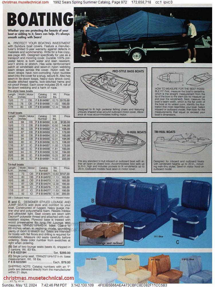 1992 Sears Spring Summer Catalog, Page 972