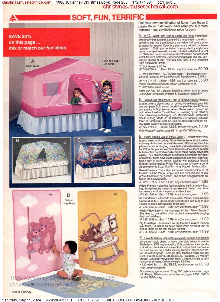 1986 JCPenney Christmas Book, Page 268