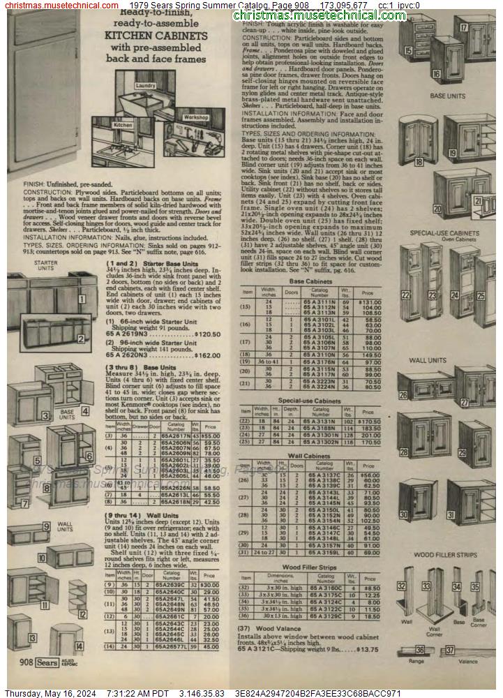 1979 Sears Spring Summer Catalog, Page 908
