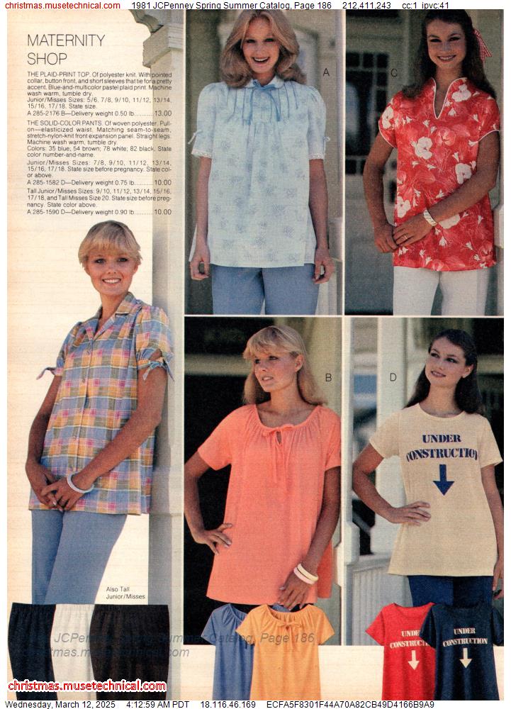 1981 JCPenney Spring Summer Catalog, Page 186