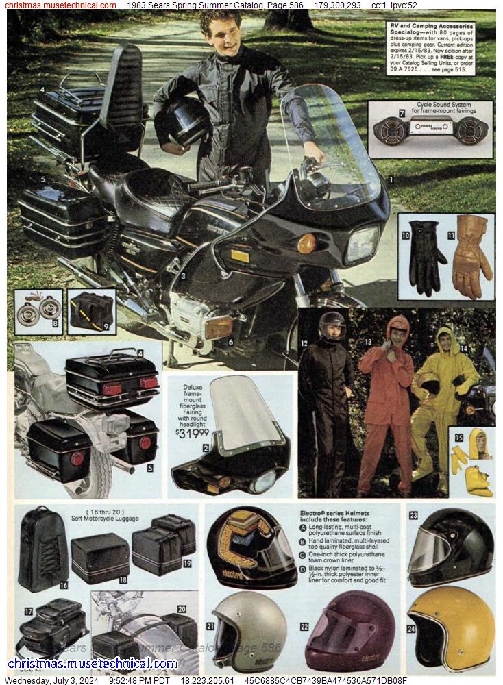 1983 Sears Spring Summer Catalog, Page 586
