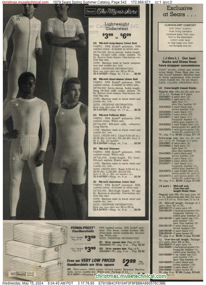1979 Sears Spring Summer Catalog, Page 542