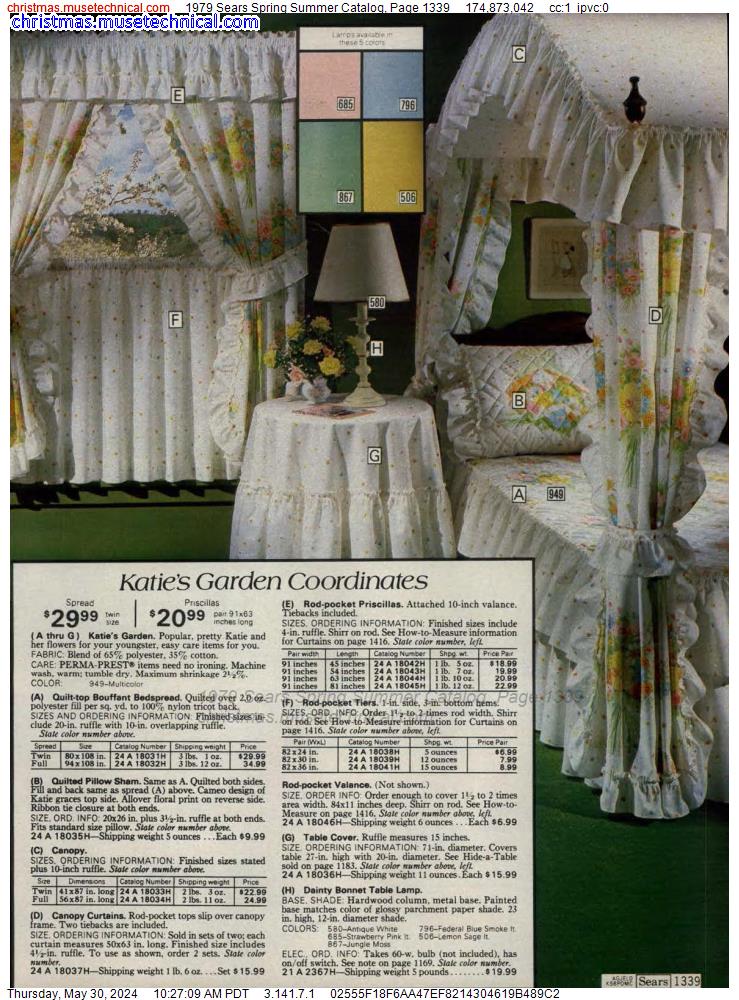 1979 Sears Spring Summer Catalog, Page 1339