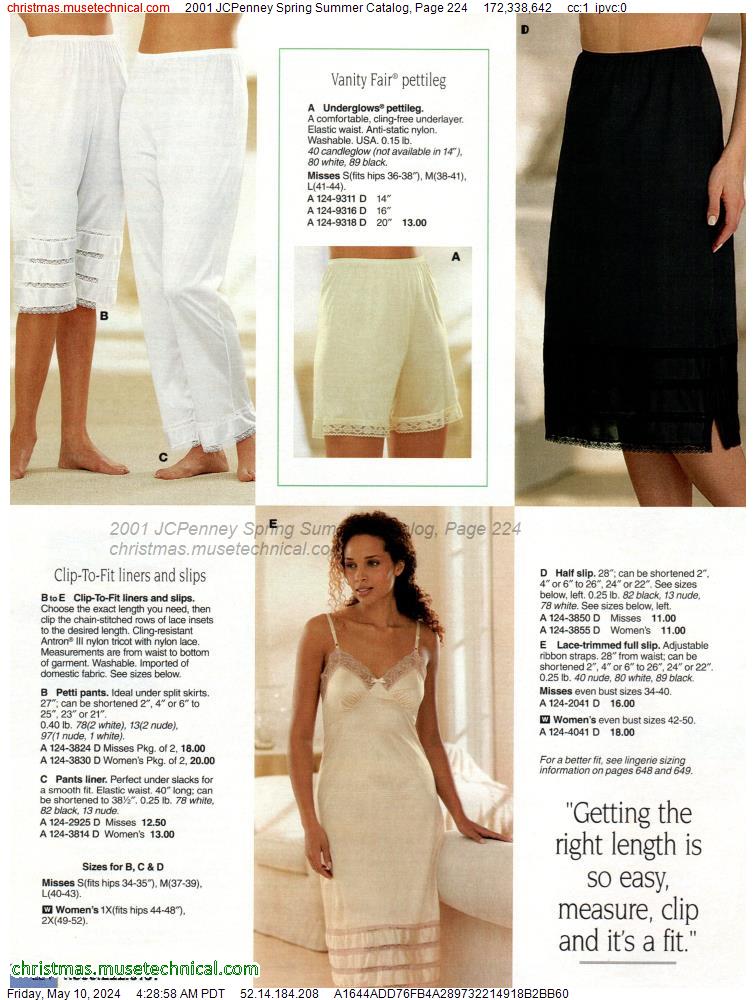 2001 JCPenney Spring Summer Catalog, Page 224