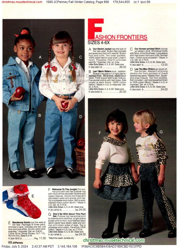 1990 JCPenney Fall Winter Catalog, Page 666
