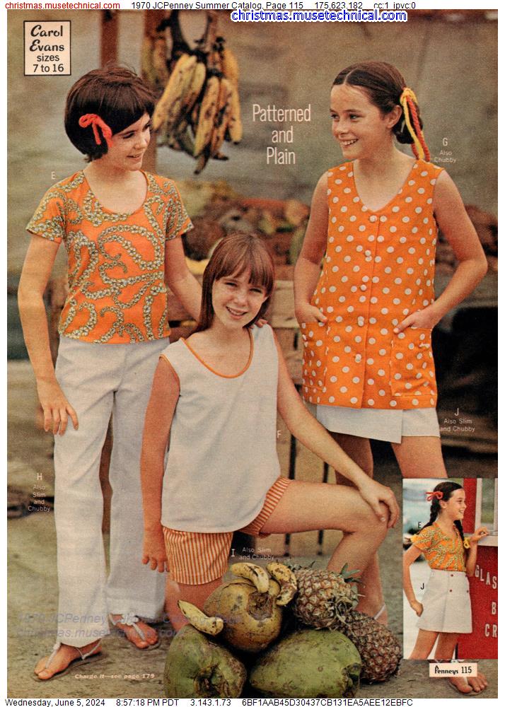 1970 JCPenney Summer Catalog, Page 115