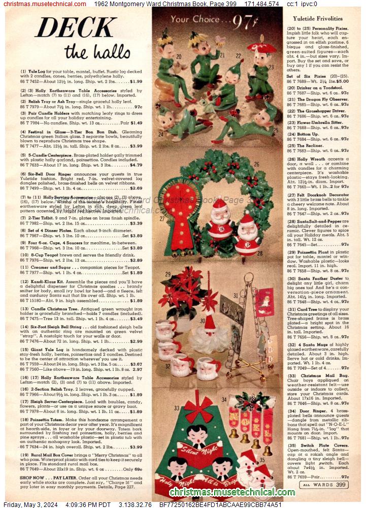 1962 Montgomery Ward Christmas Book, Page 399