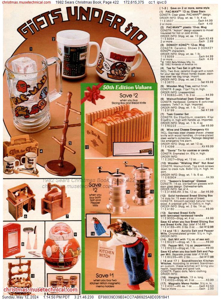 1982 Sears Christmas Book, Page 422