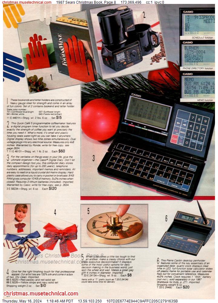 1987 Sears Christmas Book, Page 8