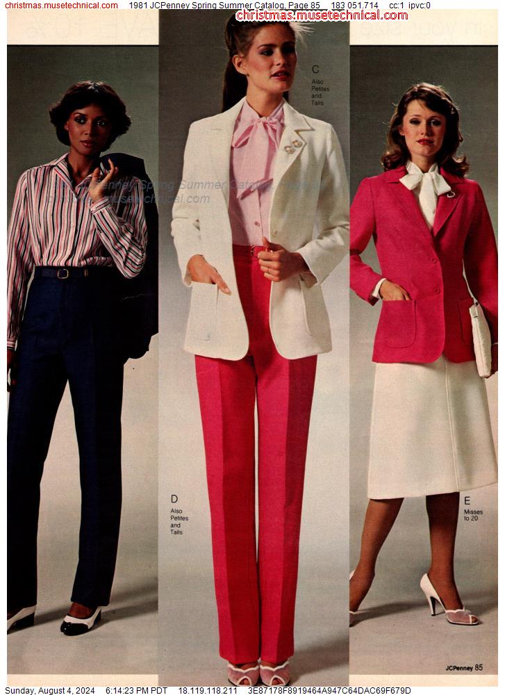 1981 JCPenney Spring Summer Catalog, Page 85