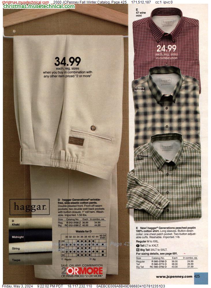 2000 JCPenney Fall Winter Catalog, Page 425