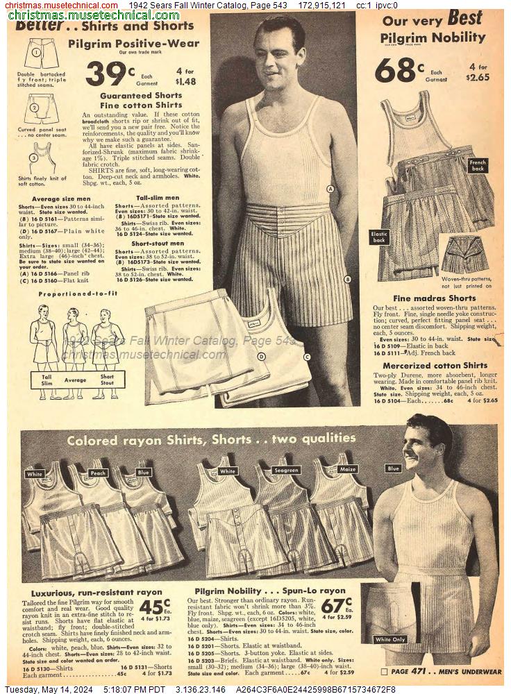 1942 Sears Fall Winter Catalog, Page 543