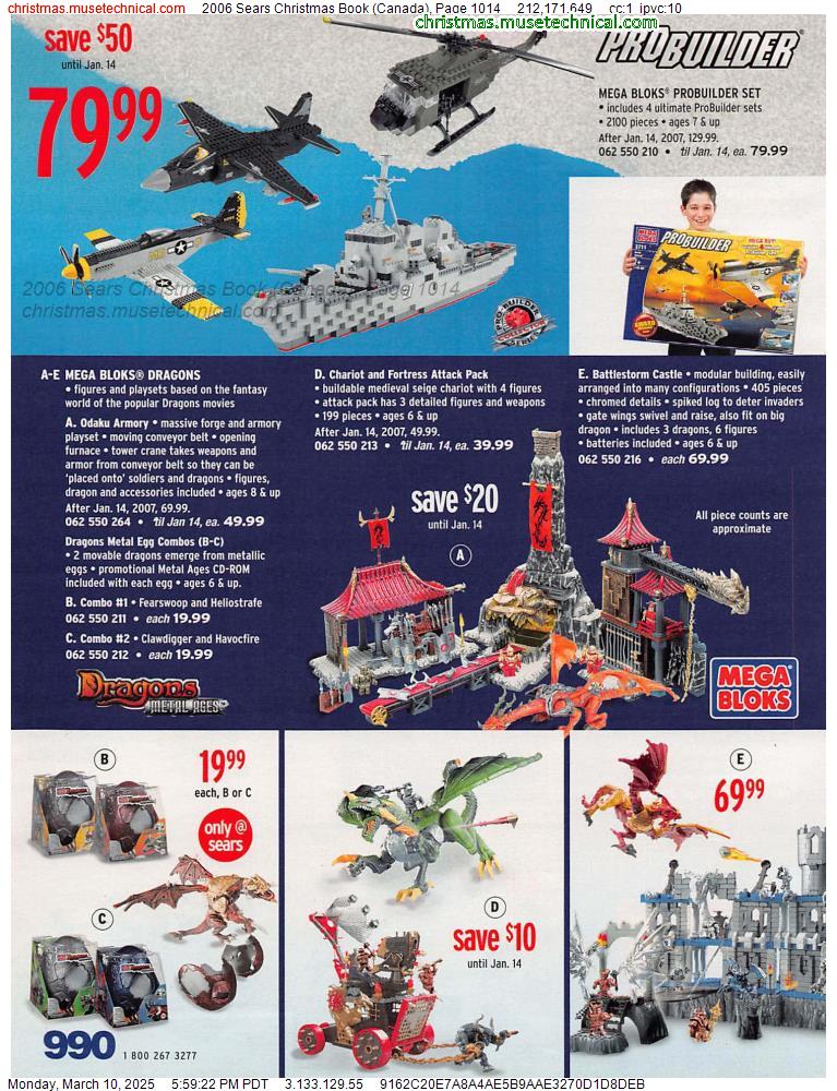 2006 Sears Christmas Book (Canada), Page 1014