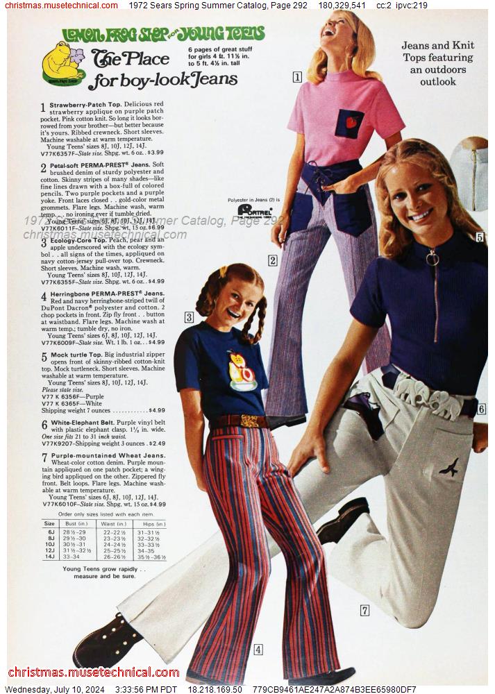 1972 Sears Spring Summer Catalog, Page 292