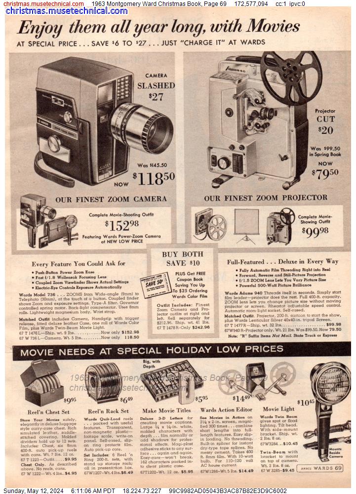 1963 Montgomery Ward Christmas Book, Page 69