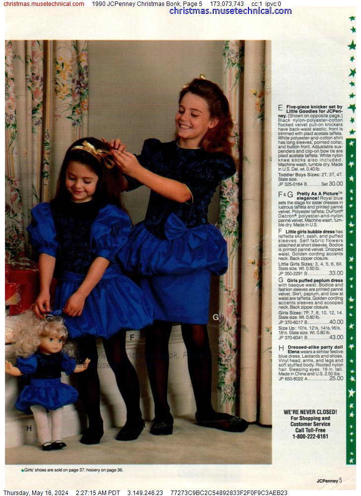 1990 JCPenney Christmas Book, Page 5