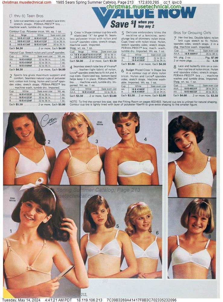 1985 Sears Spring Summer Catalog, Page 213