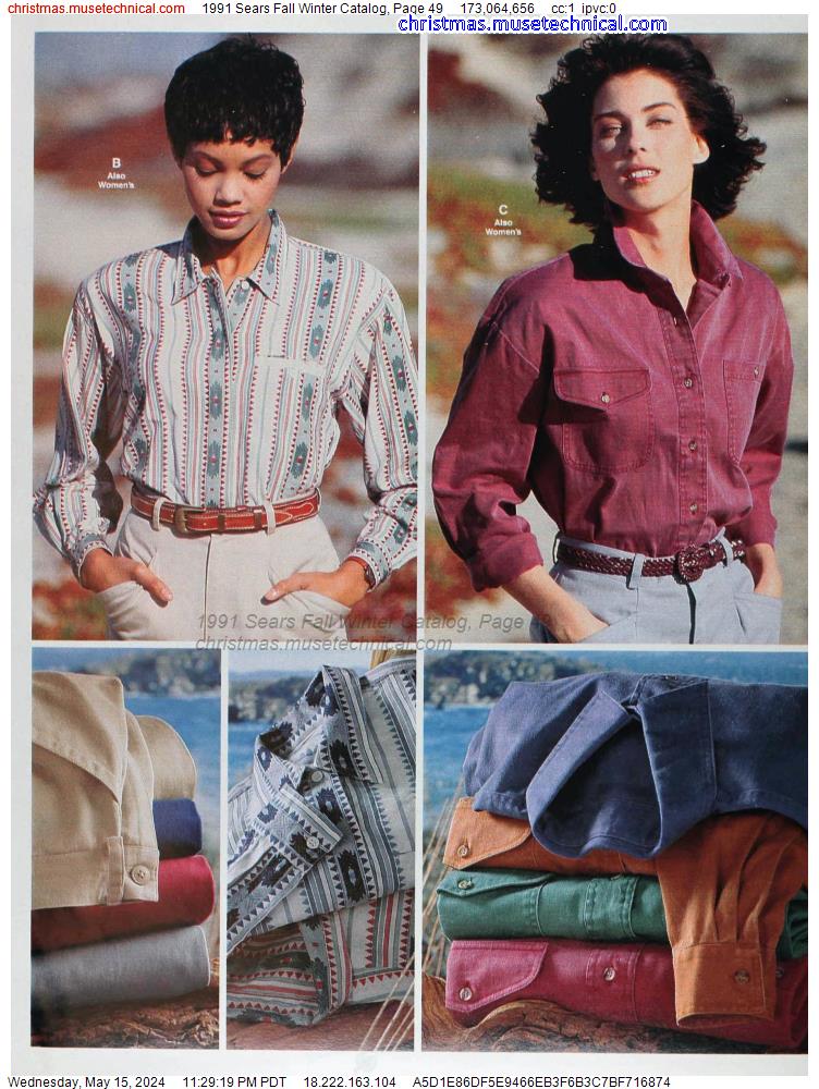 1991 Sears Fall Winter Catalog, Page 49