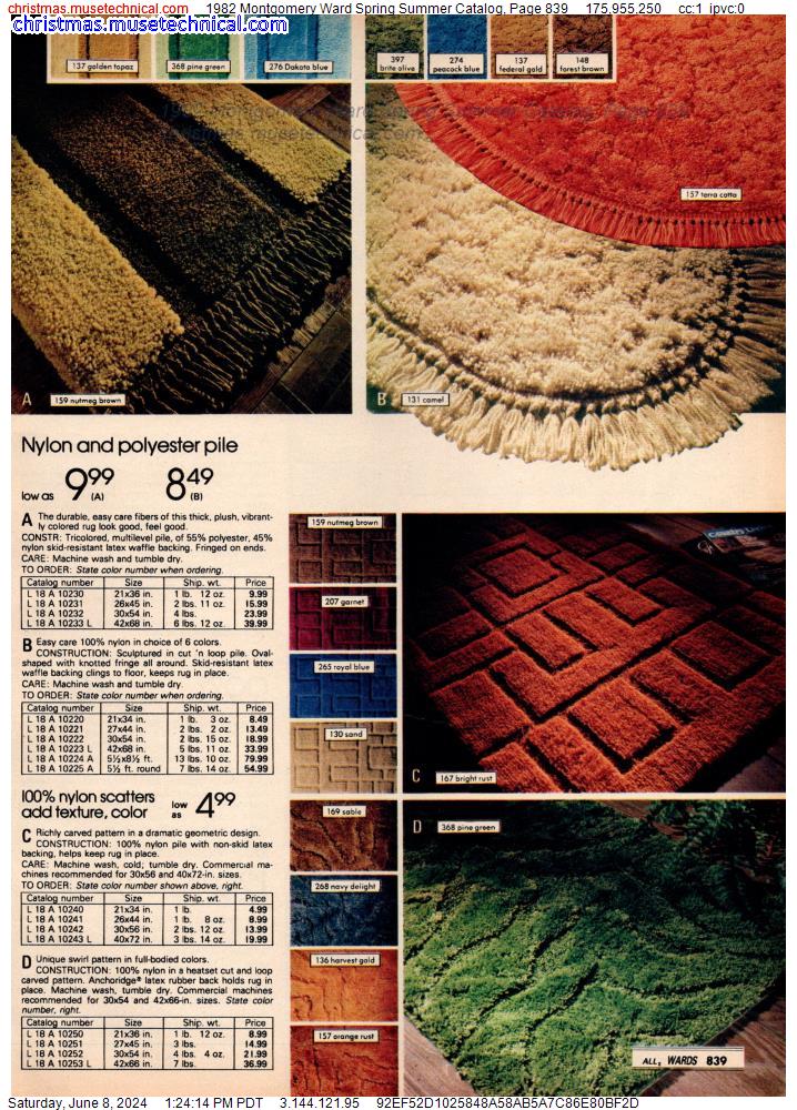 1982 Montgomery Ward Spring Summer Catalog, Page 839