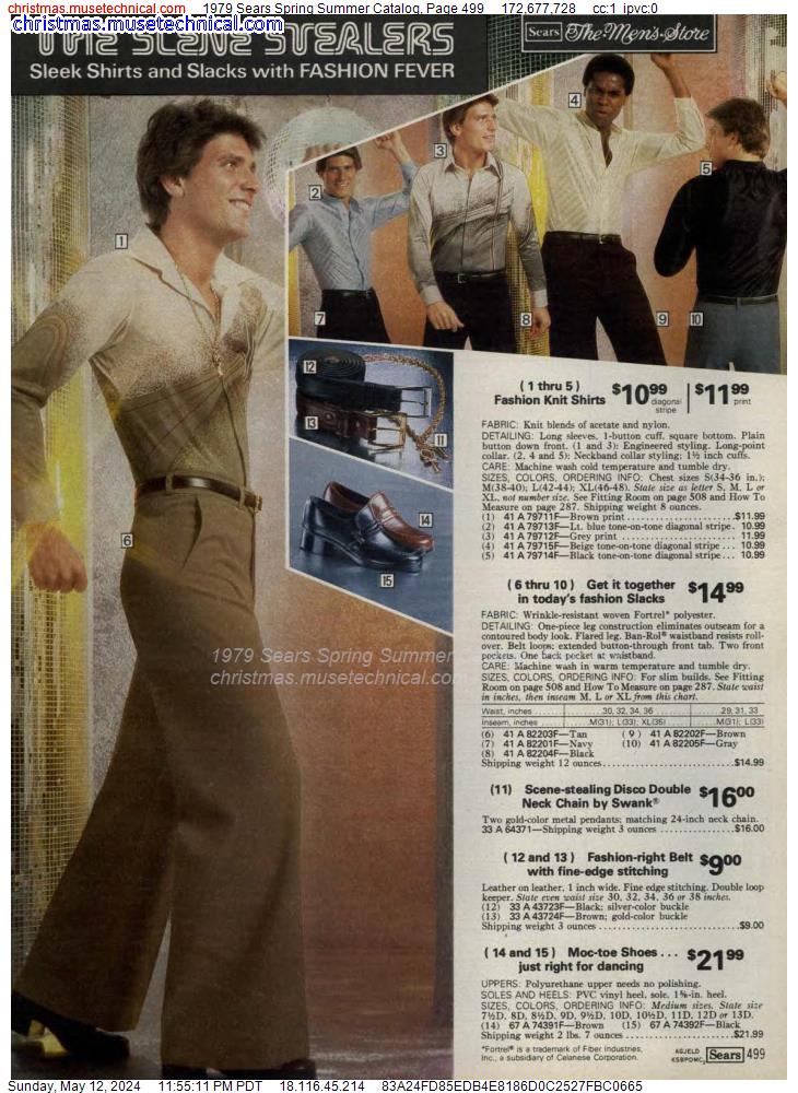 1979 Sears Spring Summer Catalog, Page 499