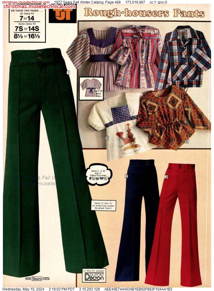1977 Sears Fall Winter Catalog, Page 468