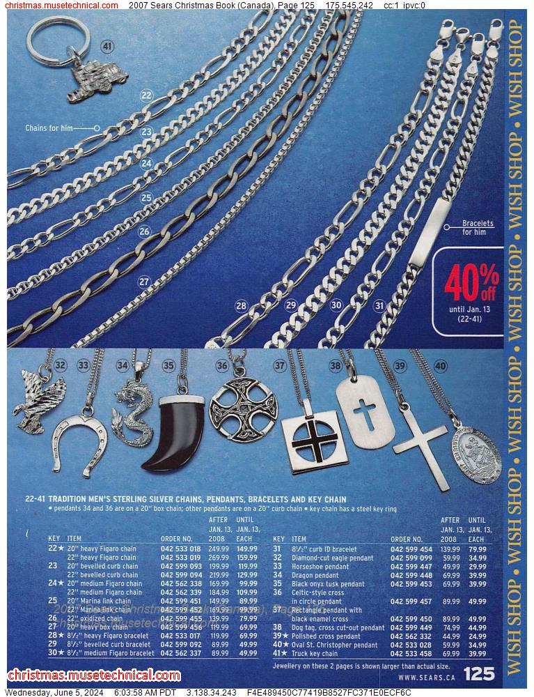 2007 Sears Christmas Book (Canada), Page 125