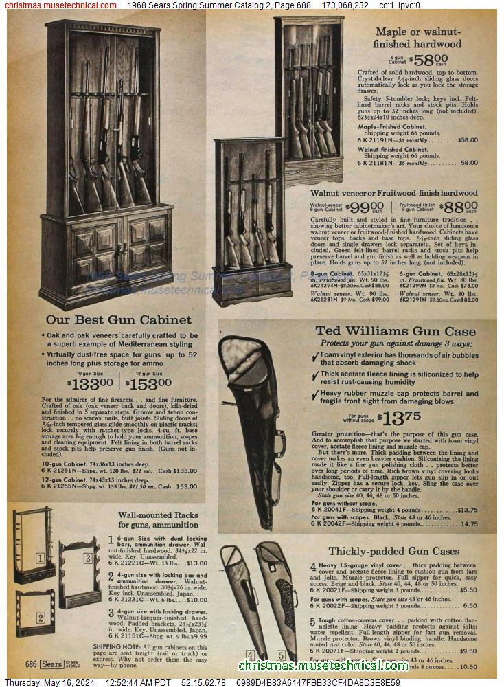 1968 Sears Spring Summer Catalog 2, Page 688