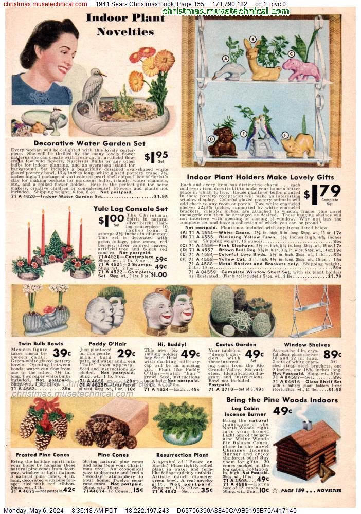 1941 Sears Christmas Book, Page 155
