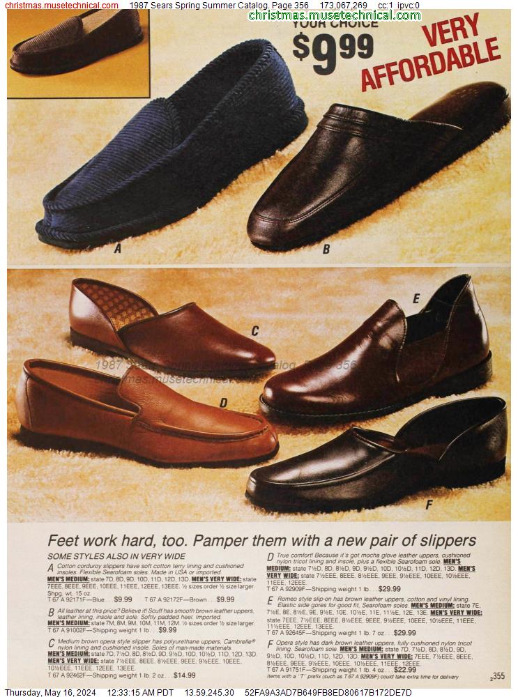 1987 Sears Spring Summer Catalog, Page 356