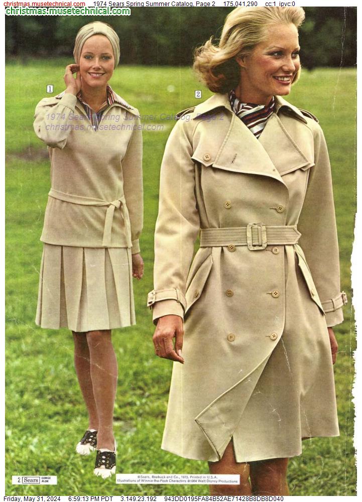 1974 Sears Spring Summer Catalog, Page 2