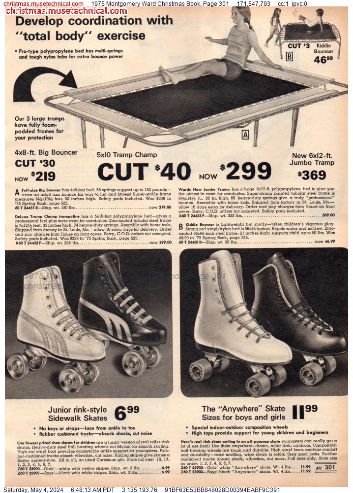 1975 Montgomery Ward Christmas Book, Page 301
