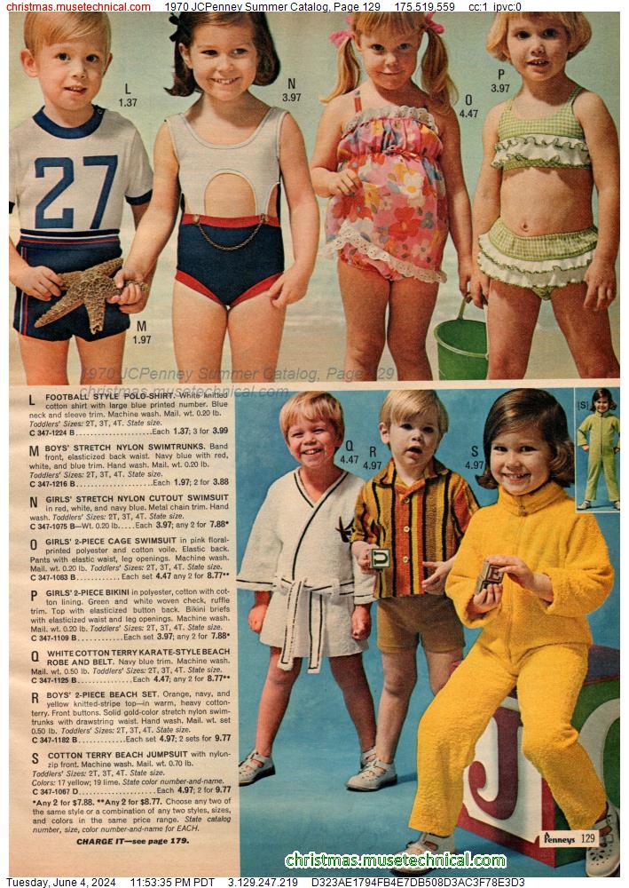 1970 JCPenney Summer Catalog, Page 129