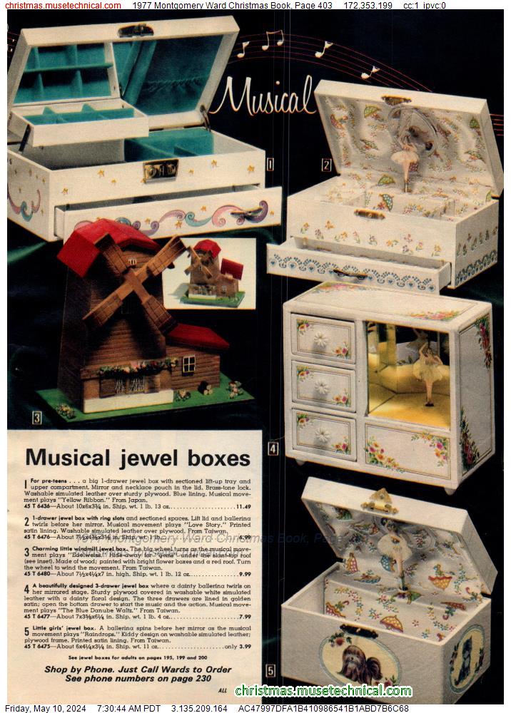 1977 Montgomery Ward Christmas Book, Page 403