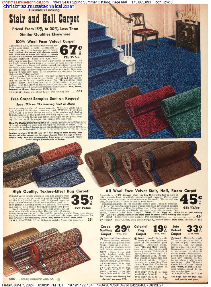 1941 Sears Spring Summer Catalog, Page 660
